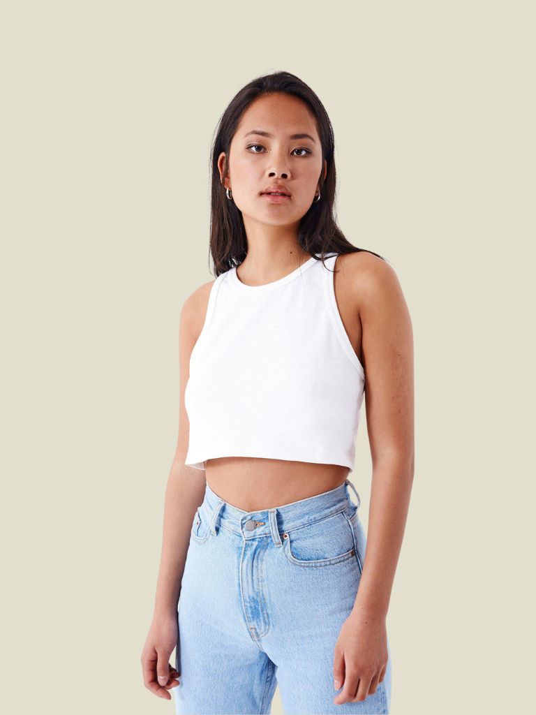 Charlie Top Off White