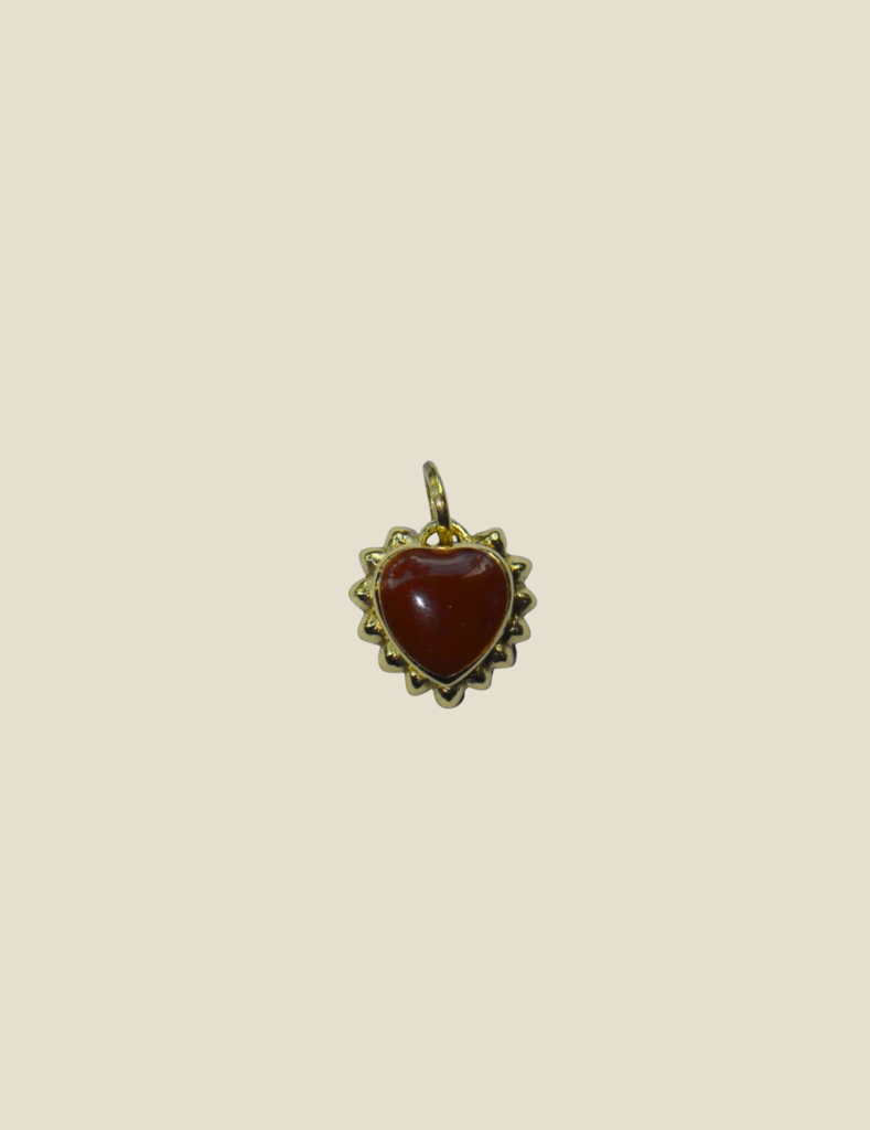 Charm Vintage Heart Ring Brass