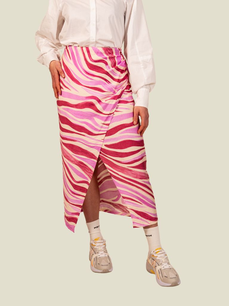 Christel Long Skirt Stripe