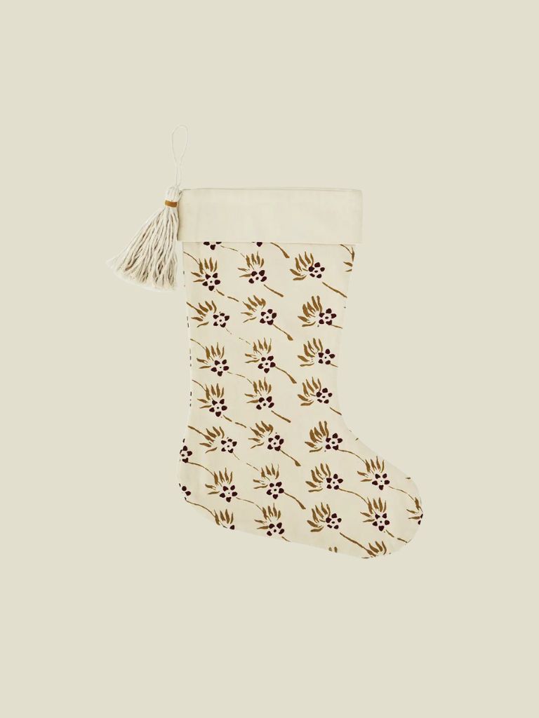 Christmas Stocking Tassel White Creme