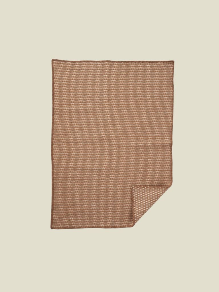 Crib Blanket Wool Nougat
