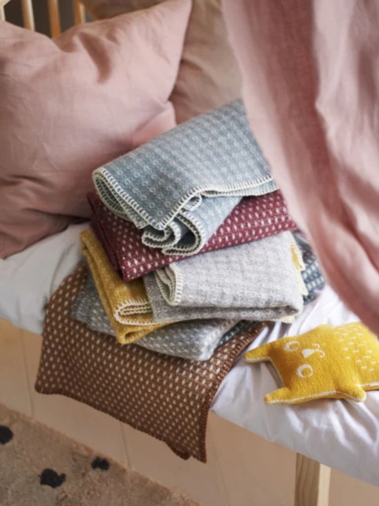 Crib Blanket Wool Nougat