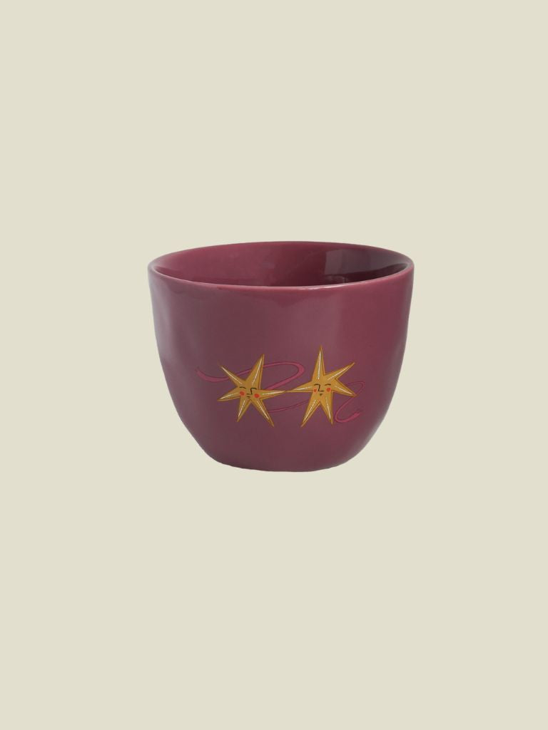 Cup Purple Star Couple