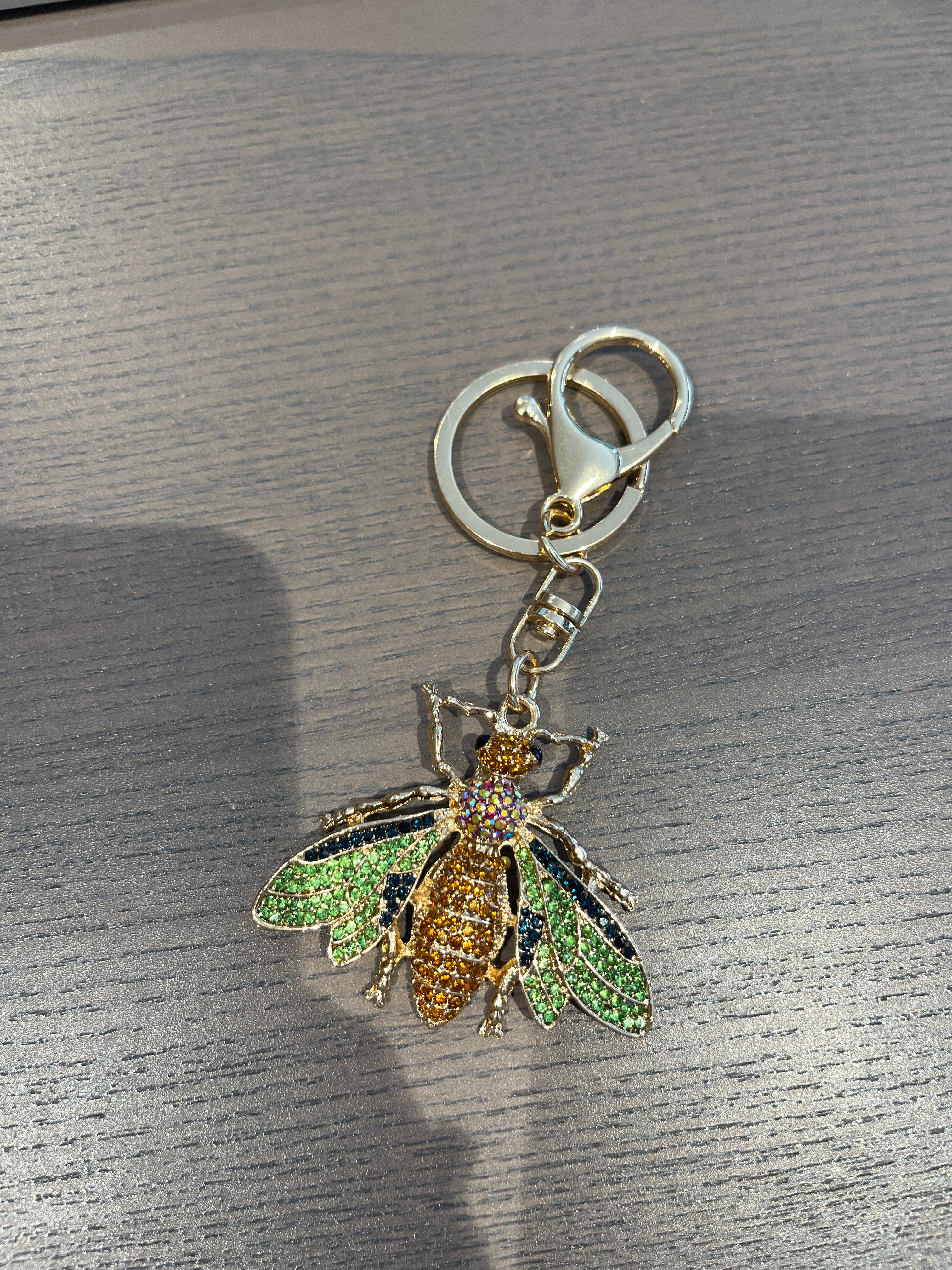 Keychain Lady Bee Green