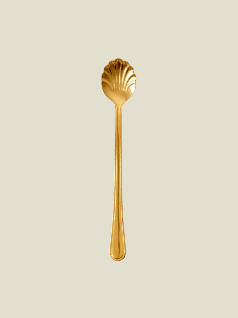 Dessert Spoon Golden Shell