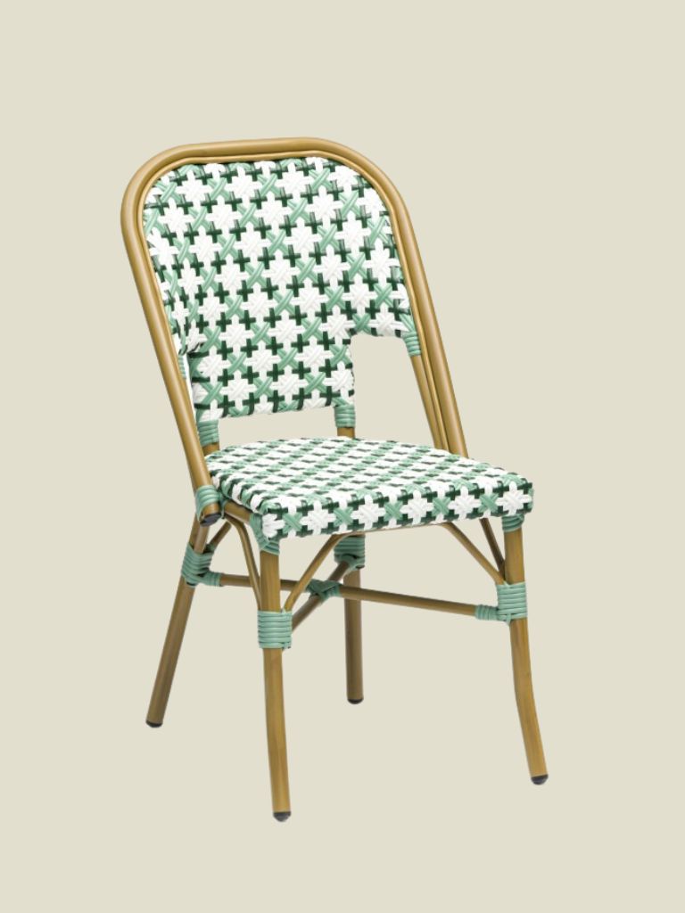 Bistro Chair St Germain White Green