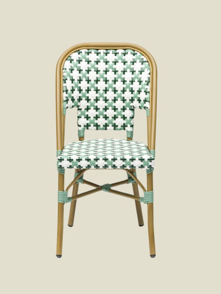 Bistro Chair St Germain White Green