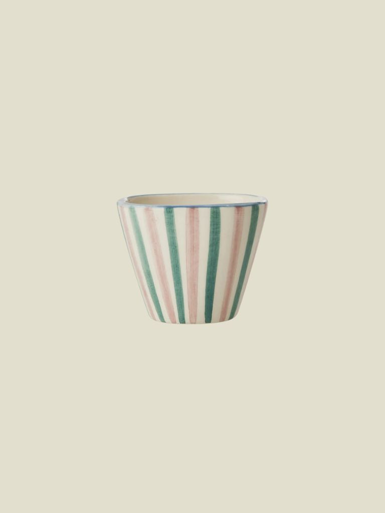 Espresso Cup Oval Stripes