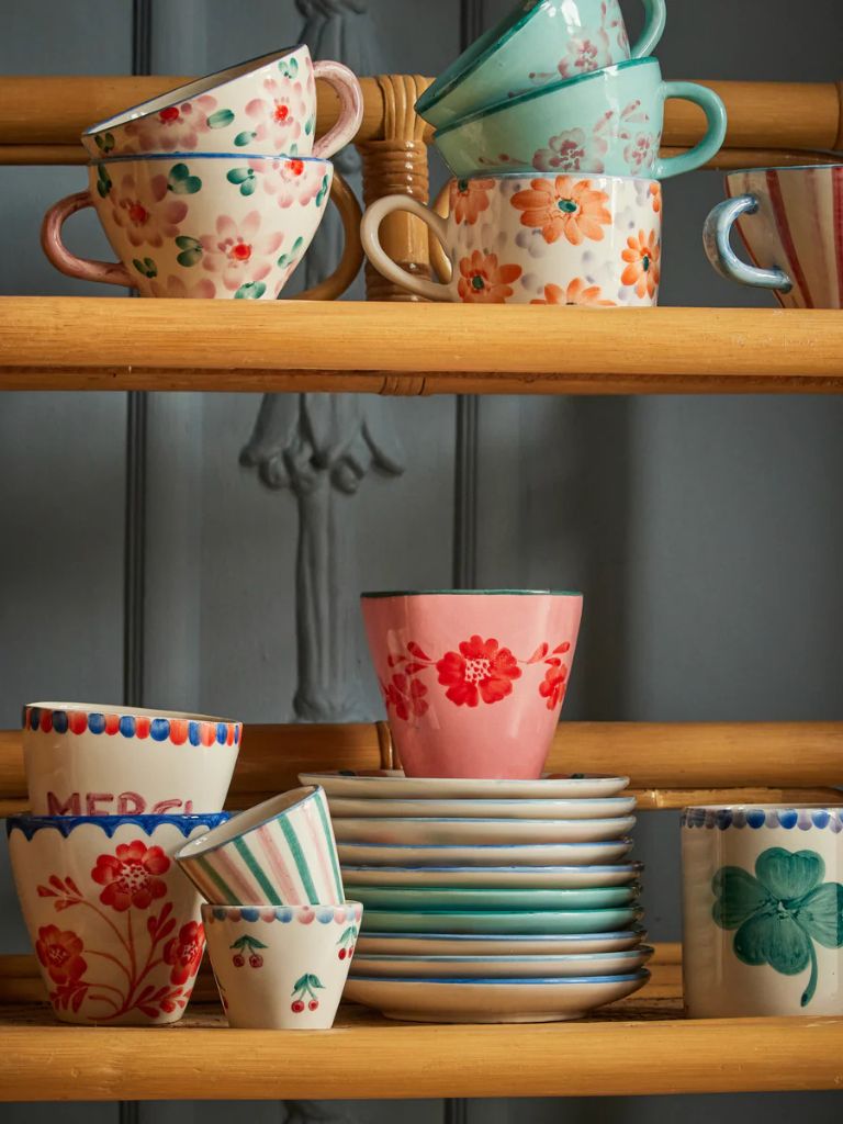 Espresso Cup Oval Stripes