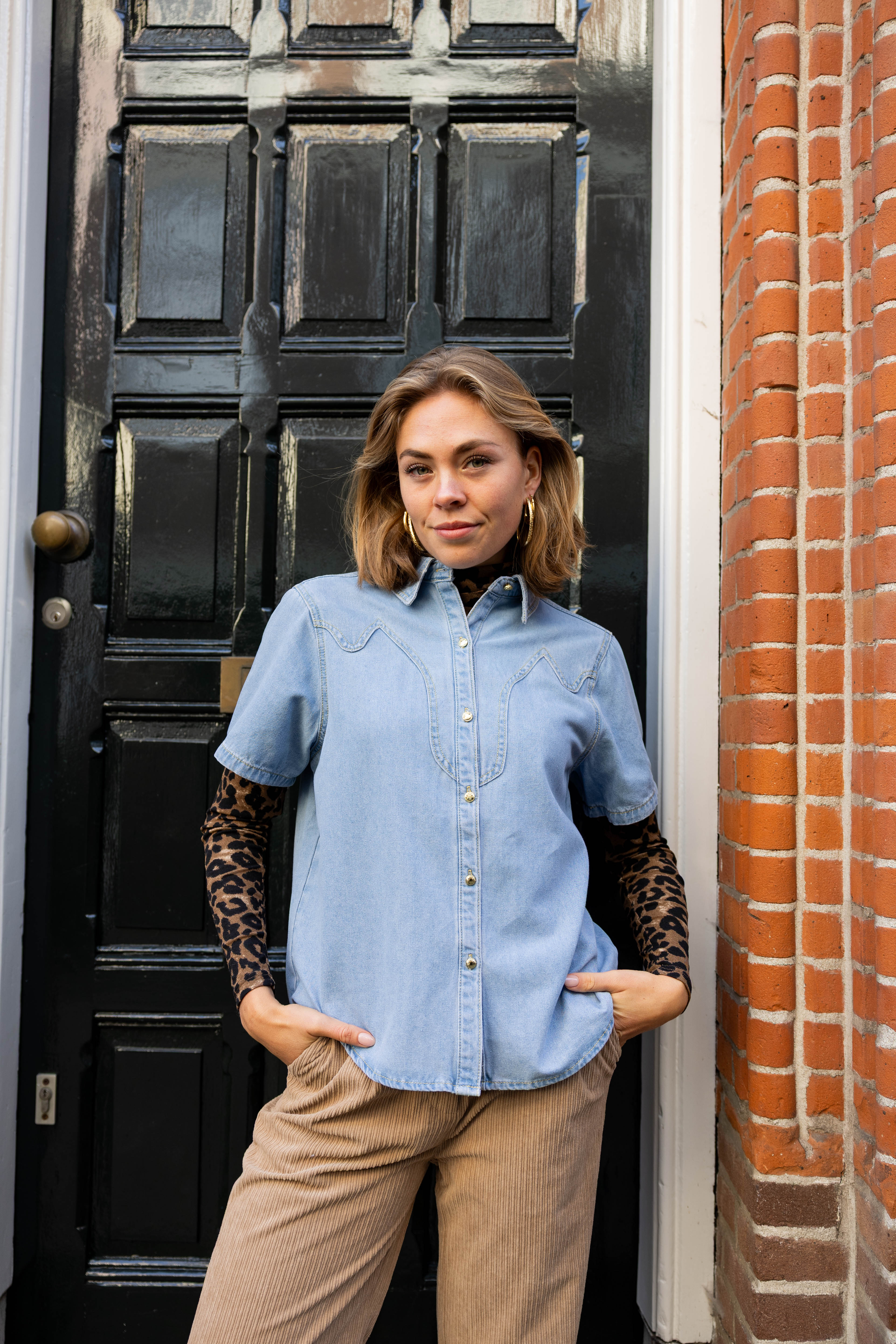 Blouse Salma Denim Blue