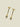 Fork Croissant Brass Set of 2