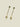 Fork Four Leaf Clover Brass Set of 2