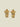 Funky Earrings (Set) 2 Golden Flowers