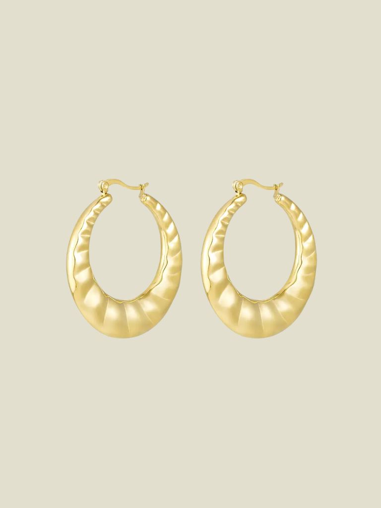 Funky Earrings (Set) Croissant Hoops