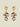 Funky Earrings (Set) Falling Leaf Gold