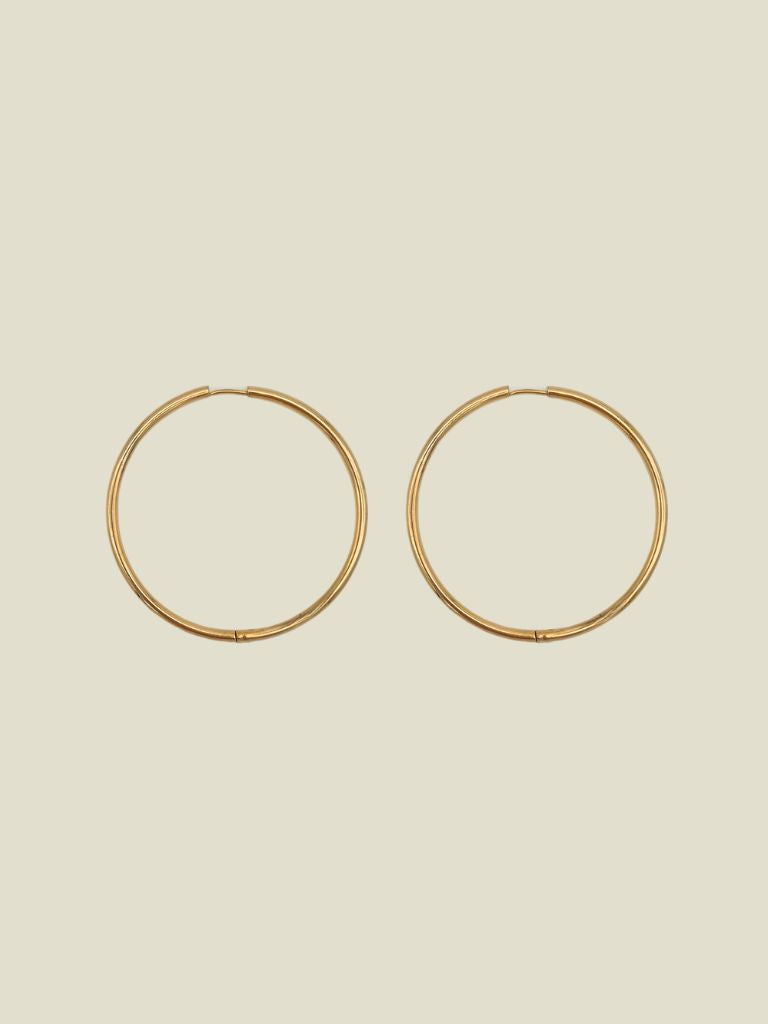 Funky Earrings (Set) Golden Hoops
