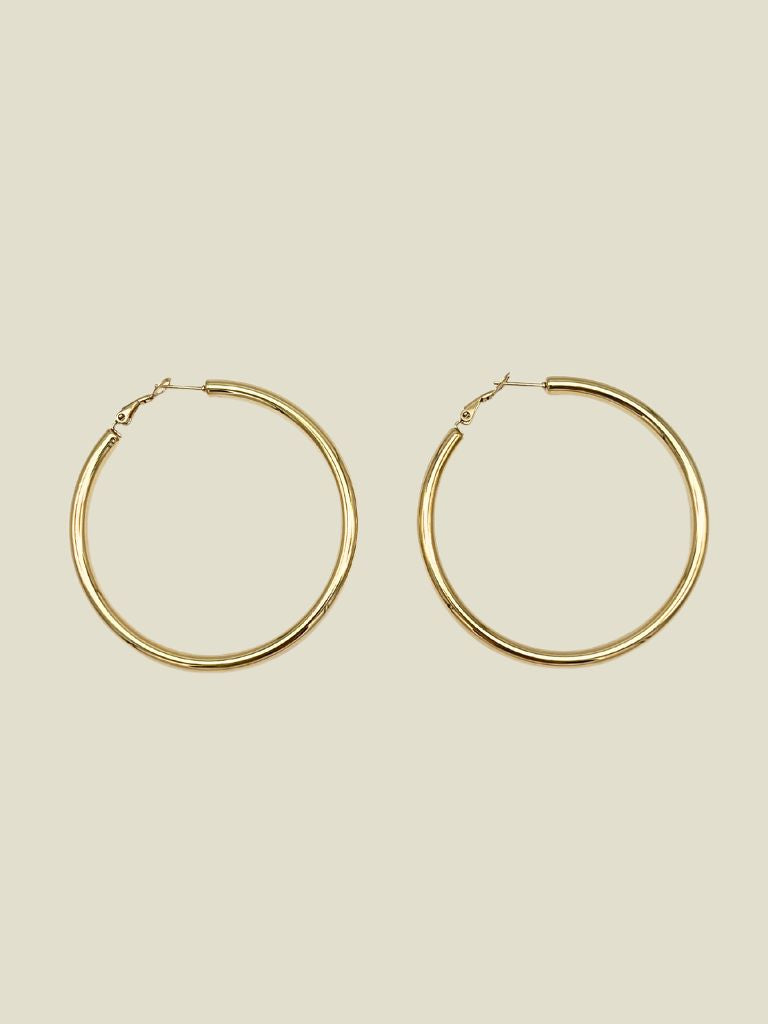 Funky Earrings (Set) Mimi Golden Hoops