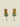 Funky Earrings (Set) Royal Gemstones Pearl Gold