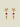 Funky Earrings (Set) Seastar Fish Gold