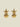 Funky Earrings (Set) Starfish Shell Gold