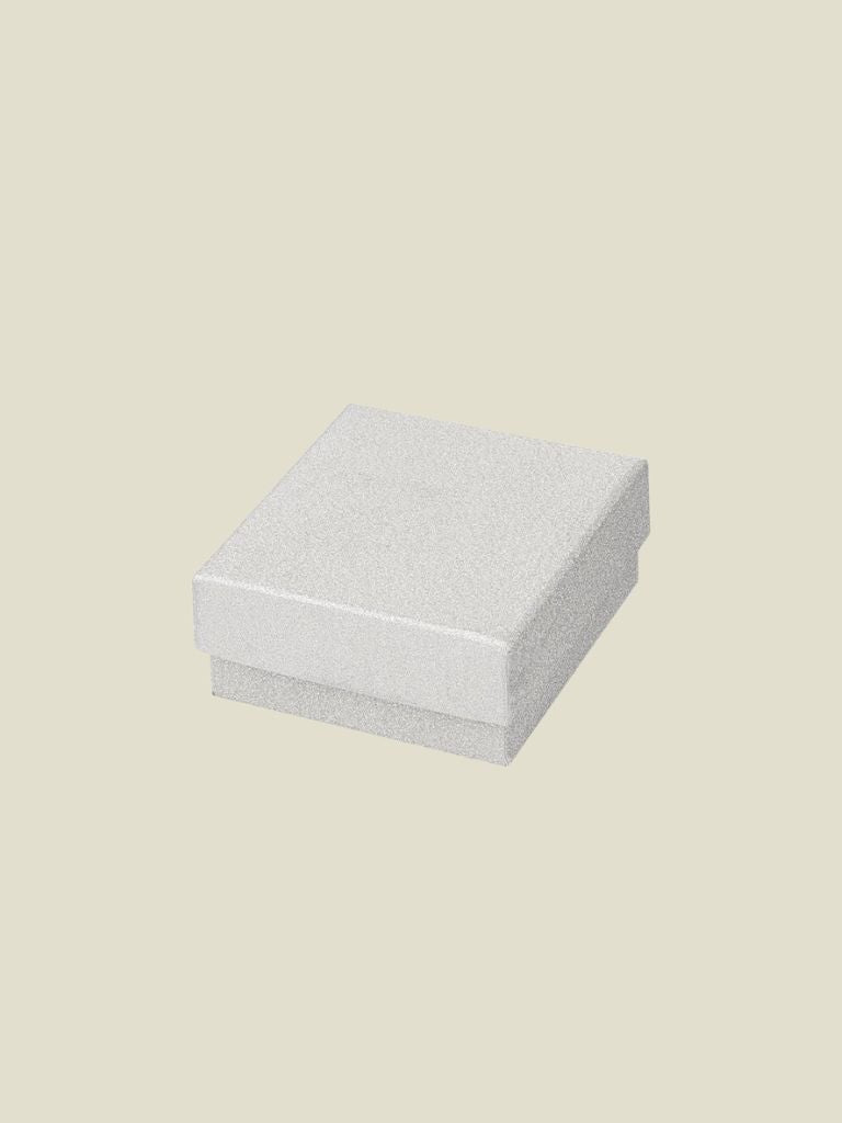 Gift Box Jewellery Glitter Silver
