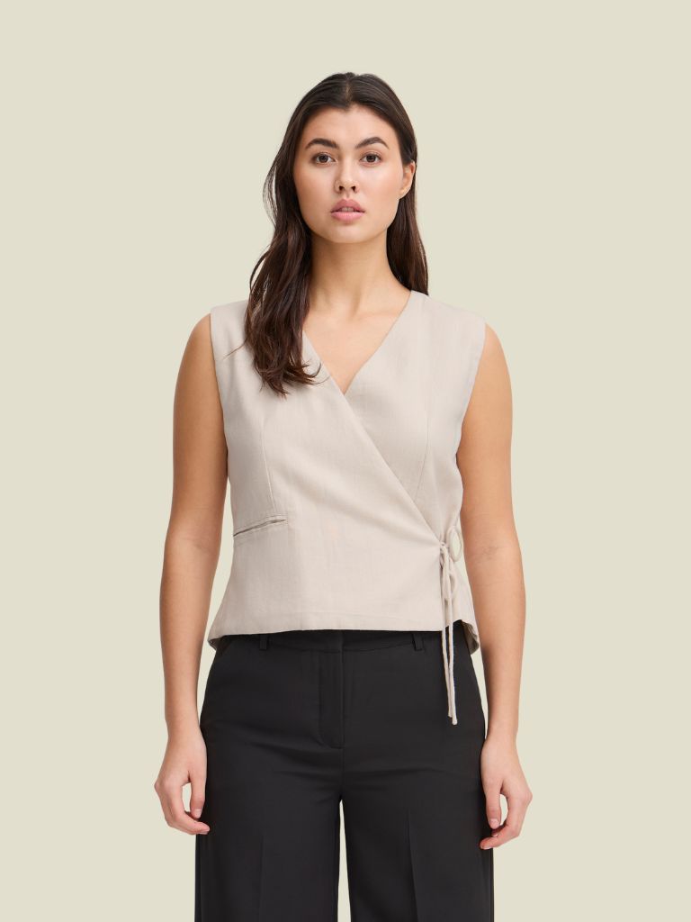 Gilet Zahra Birch Melange