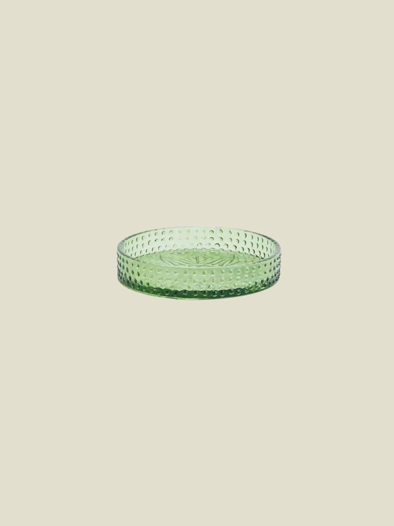 Glass Tray Green
