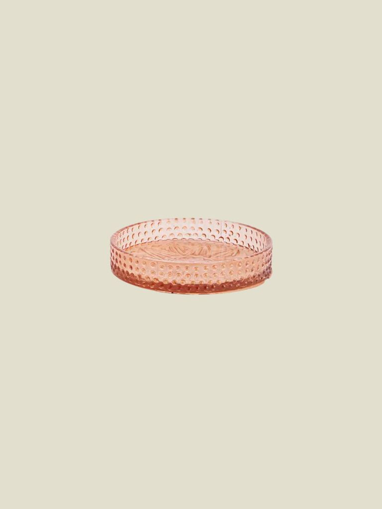 Glass Tray Orange