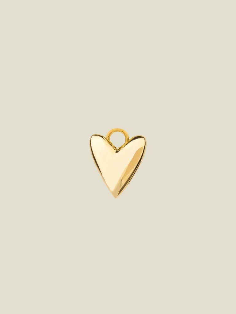 Charm Golden Heart