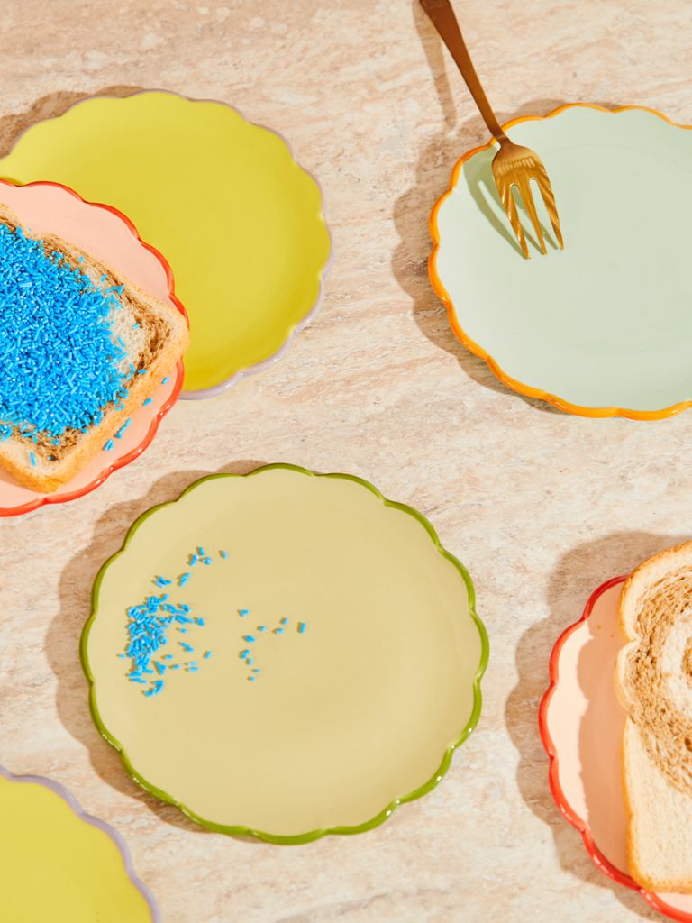 Goodmorning Plate Sculpted Celadon