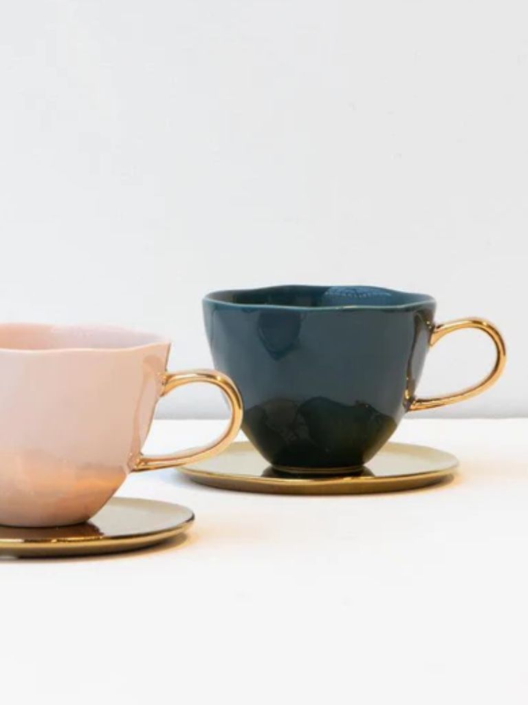 Goodmorning Cup Cappuccino Blue Green
