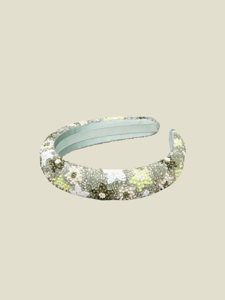 Hair Band Olina Wide Sage