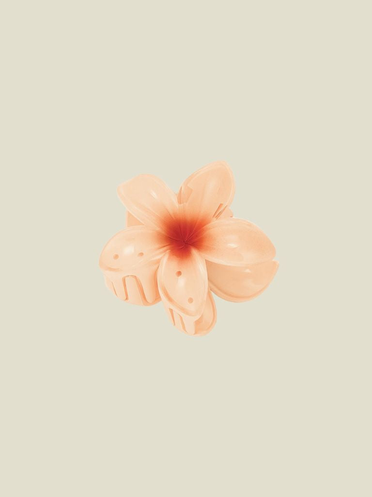 Hair Clip Hawaii Light Orange