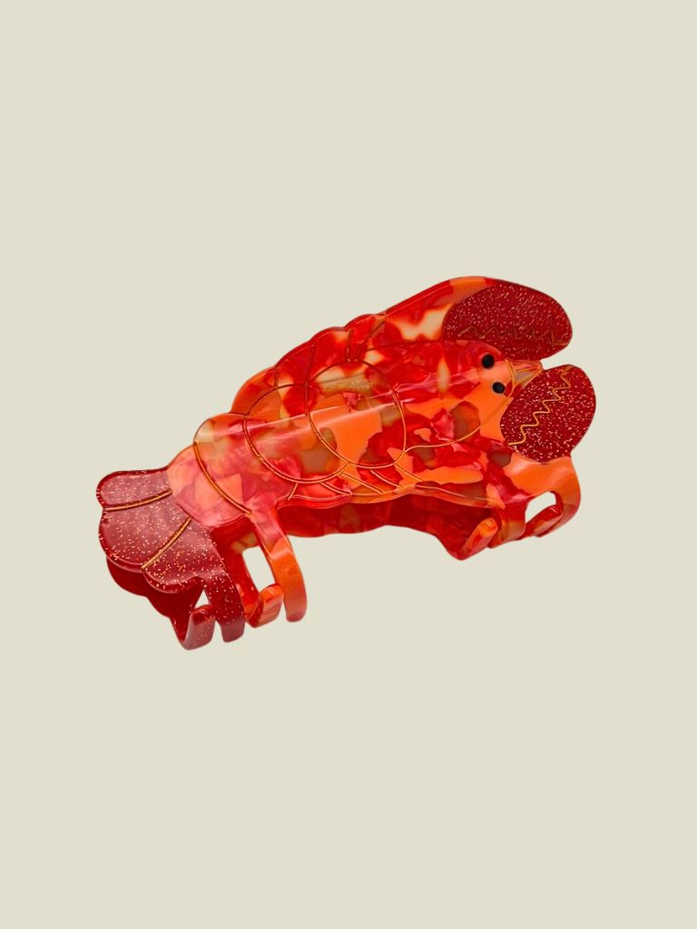 Hair Clip Kelly Red Lobster