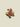 Hair Clip Orange Green Flower