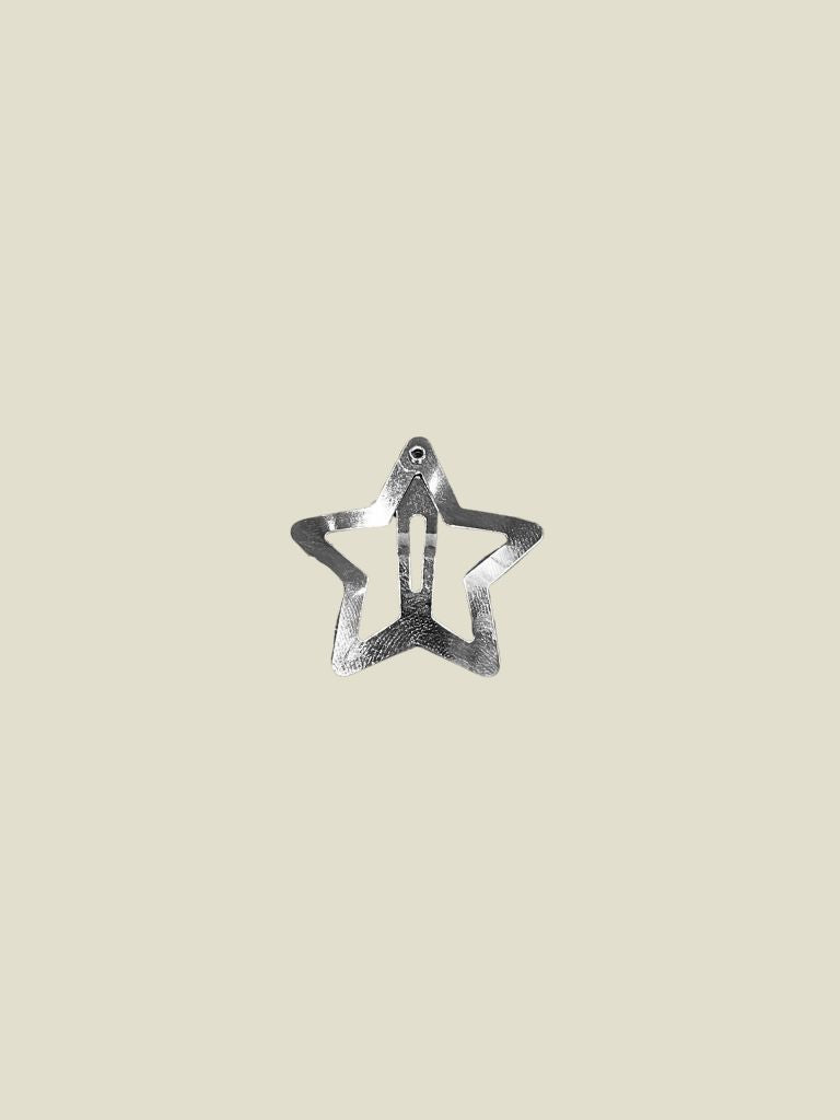 Hair Clip Tiny Star Silver