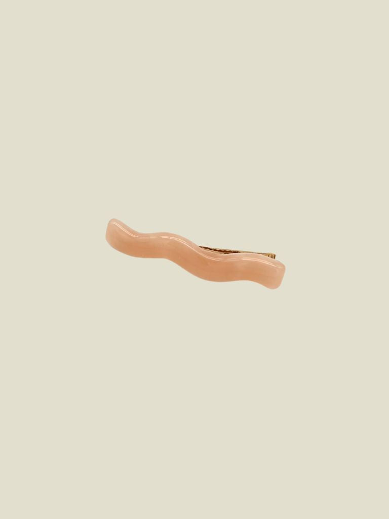 Hair Clip Wavy Dream Peach