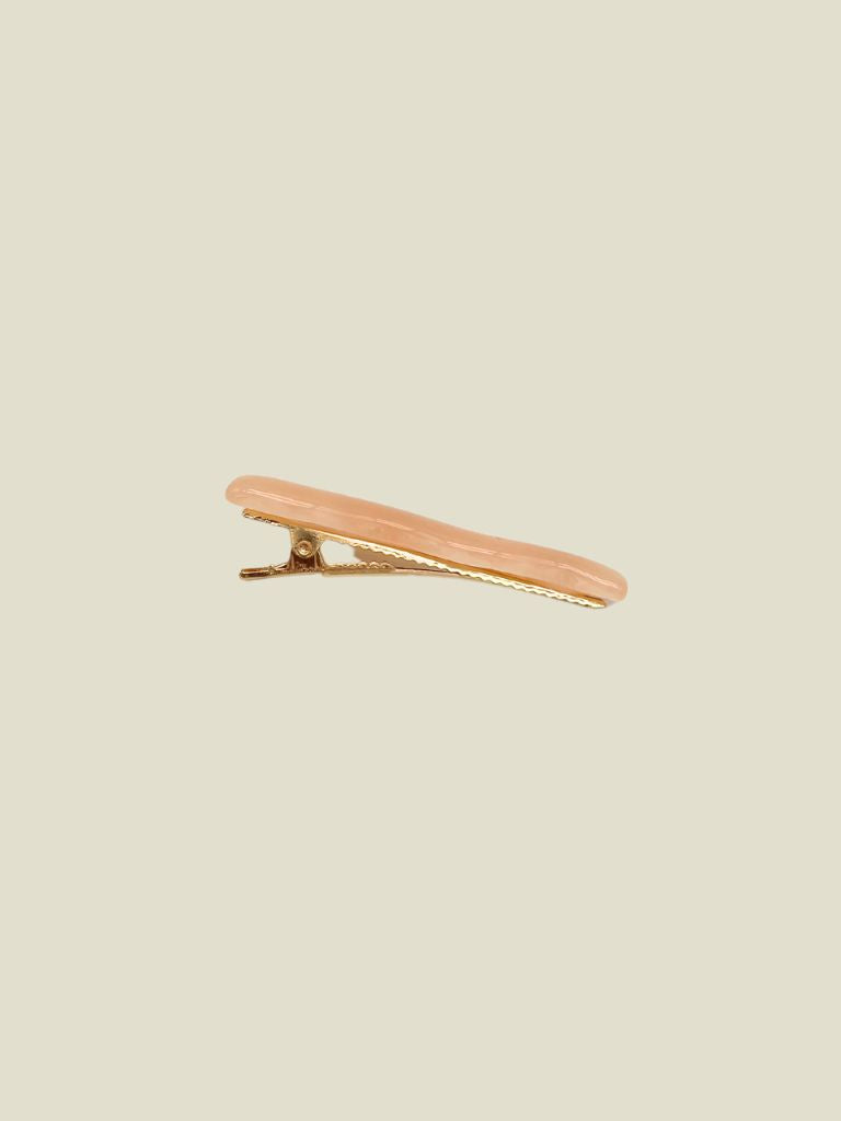 Hair Clip Wavy Dream Peach