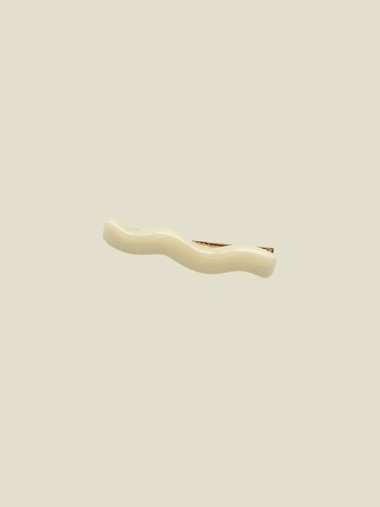 Hair Clip Wavy Dream White