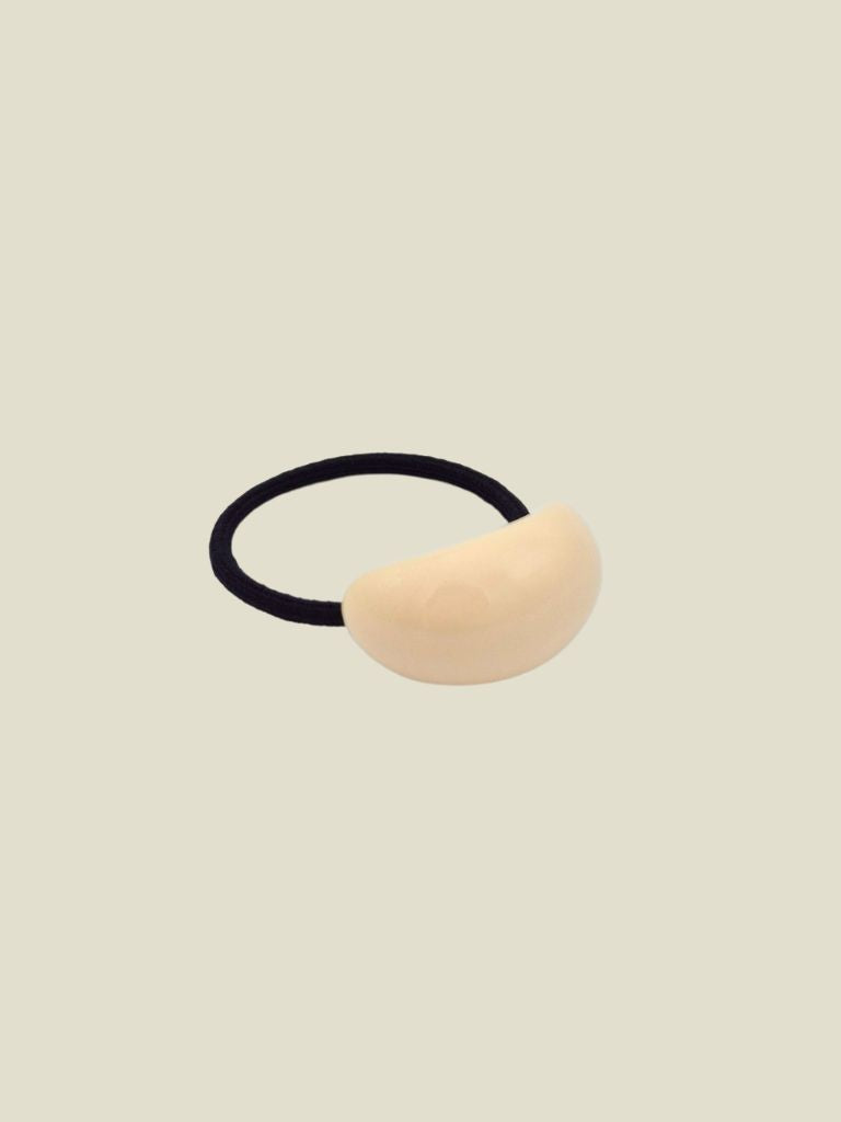 Hair Elastic Pony Cuff Ivory