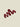 Hair Clip Big Swirl Dot Bordeaux