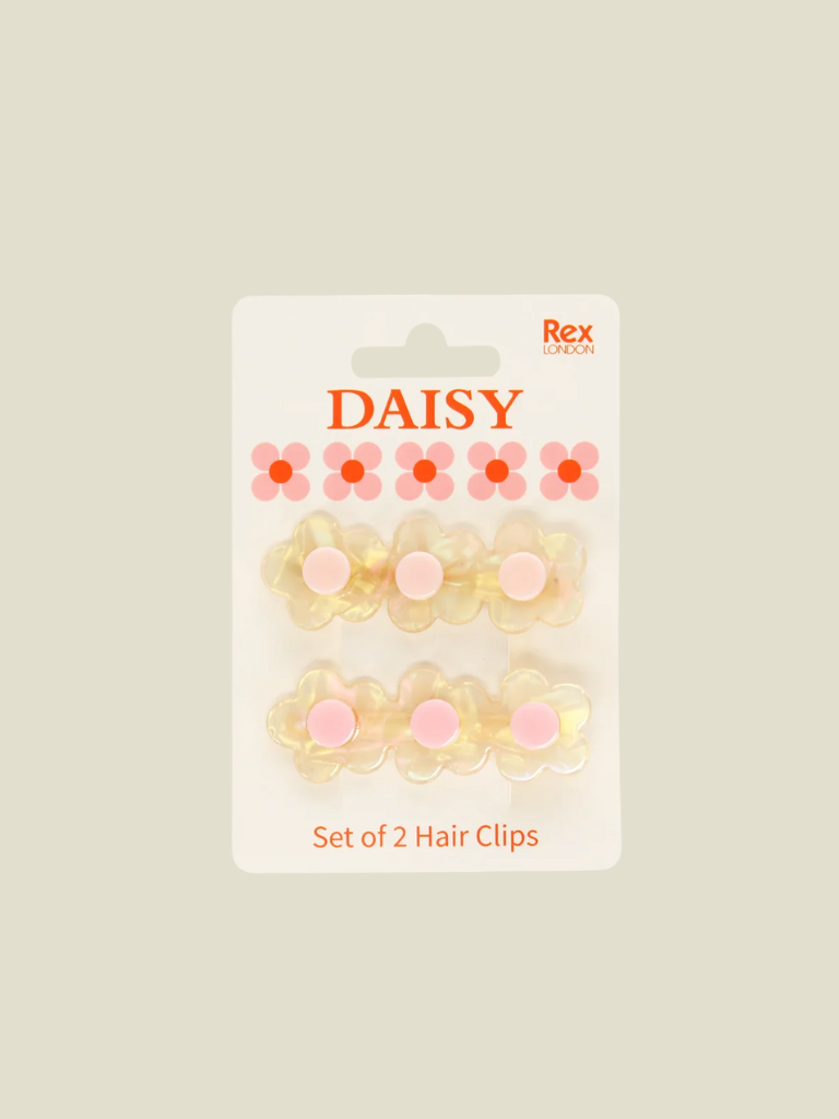 Mini Hairclips Kids Flowers ( Set Of 2)