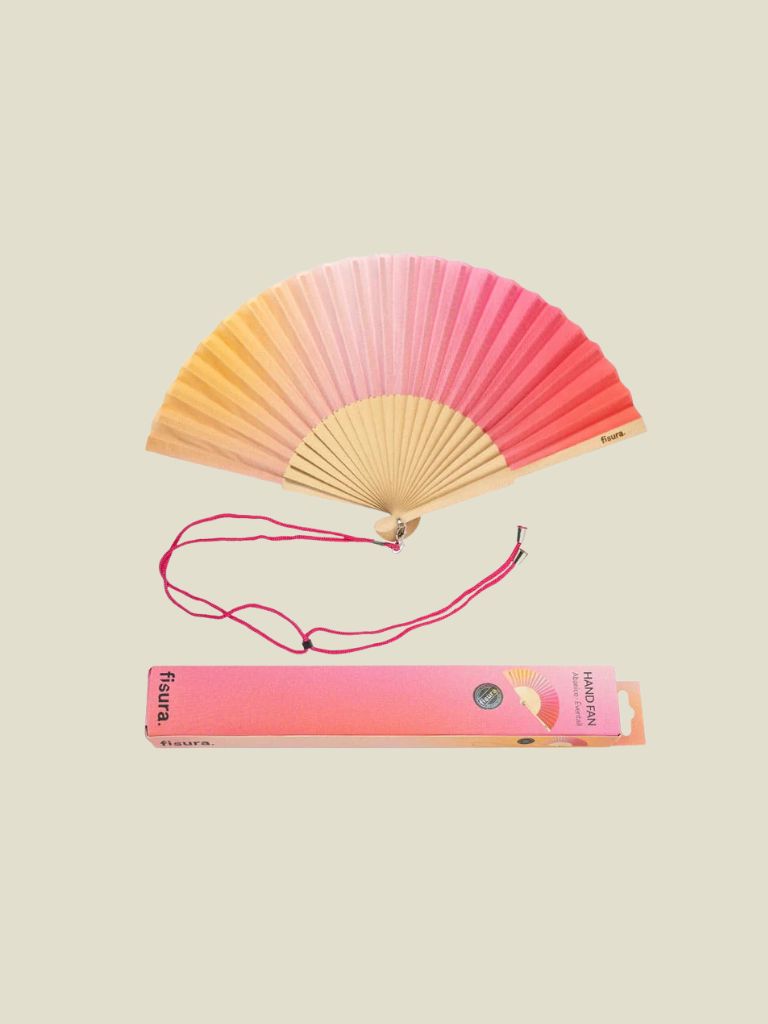 Hand Fan Sunset