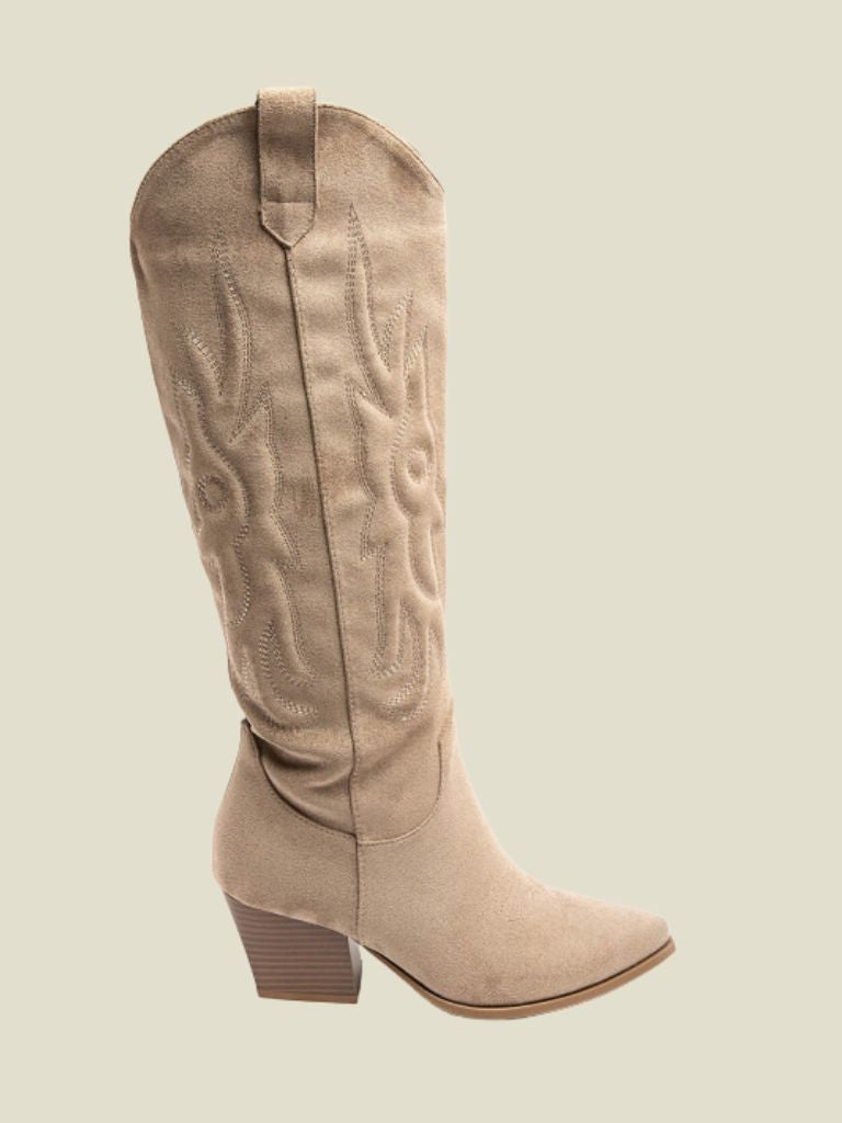 High Boots Iris Beige