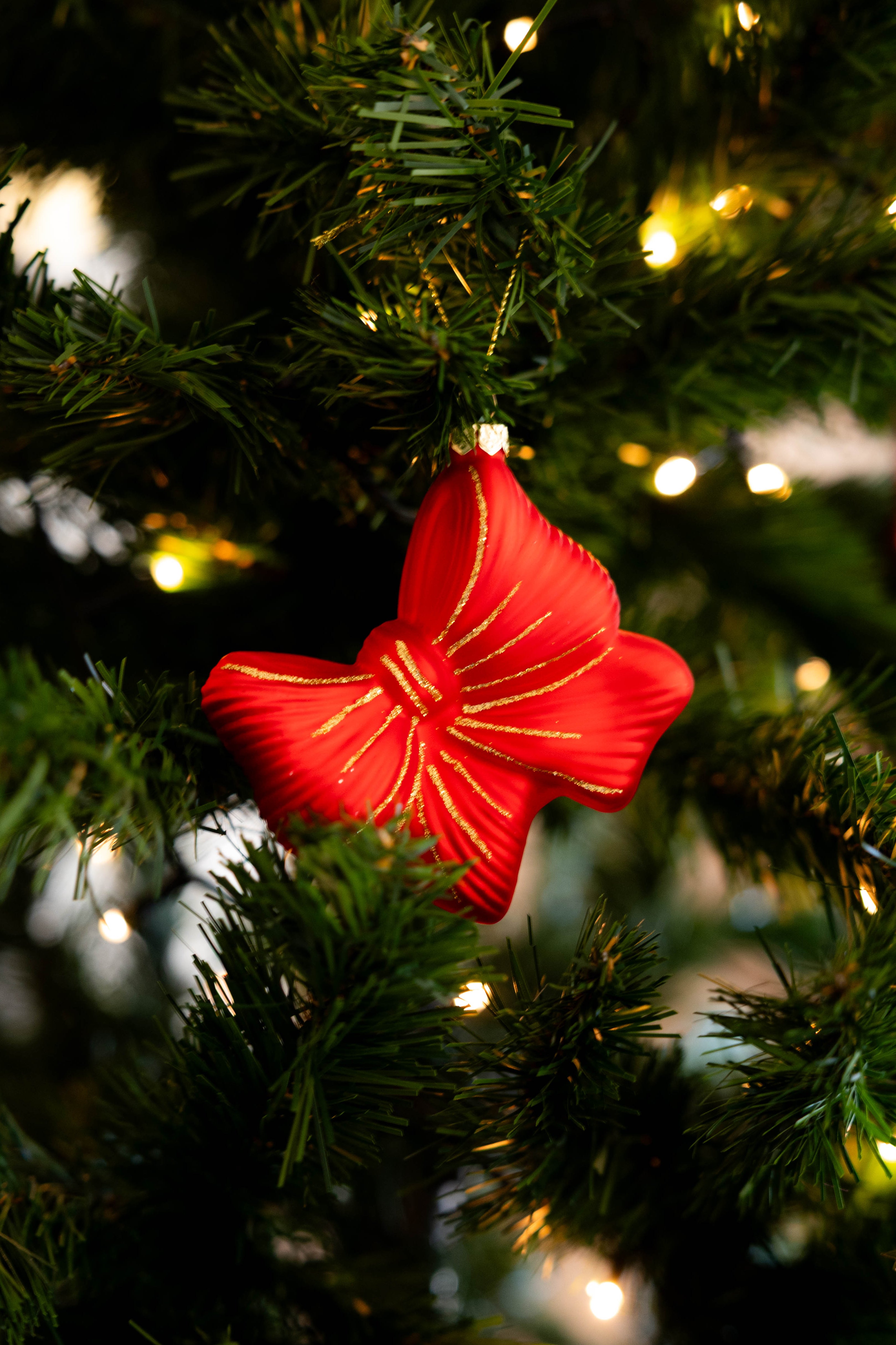 Ornament Bow Red