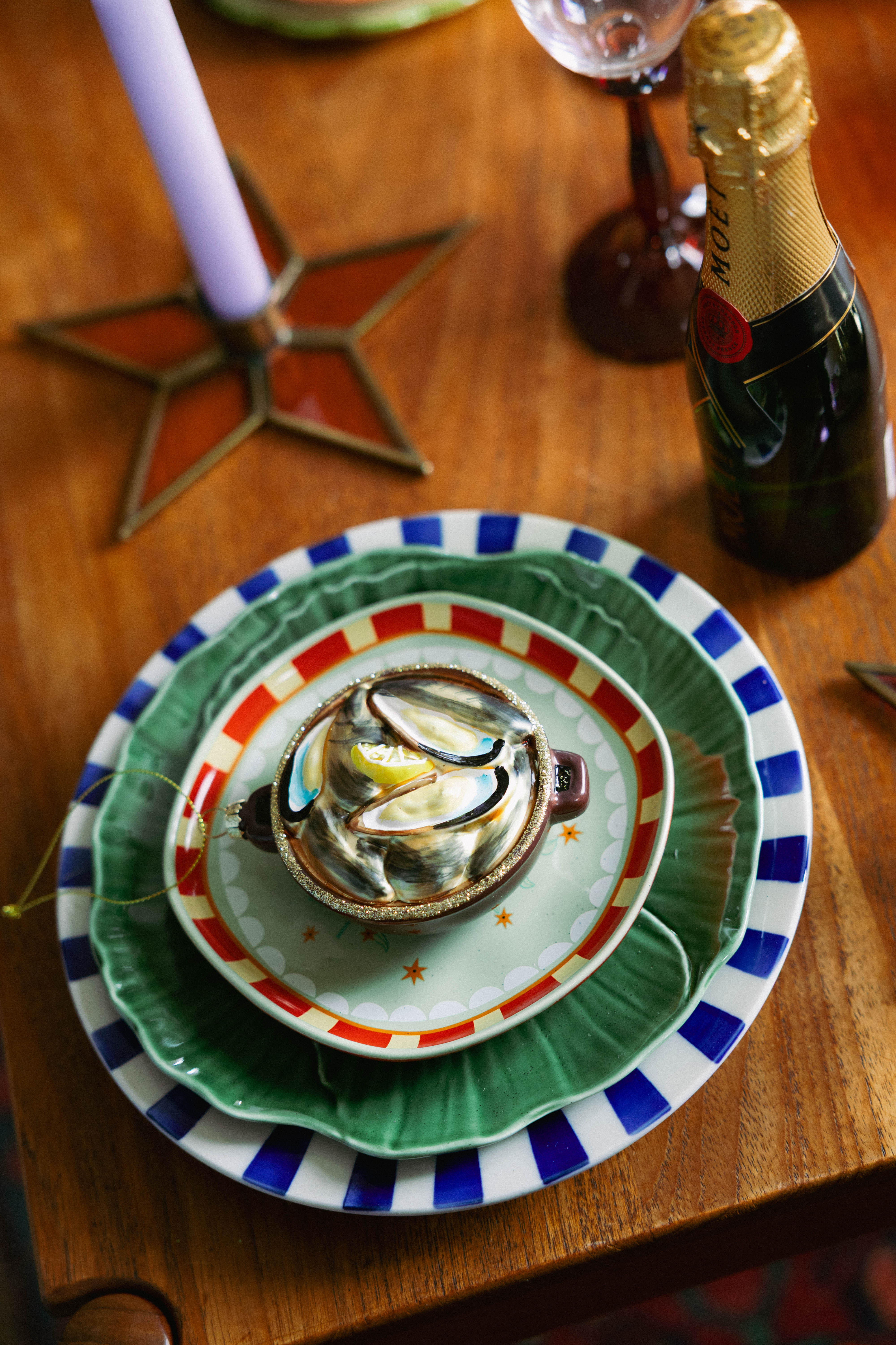 Ornament Steamed Mussels