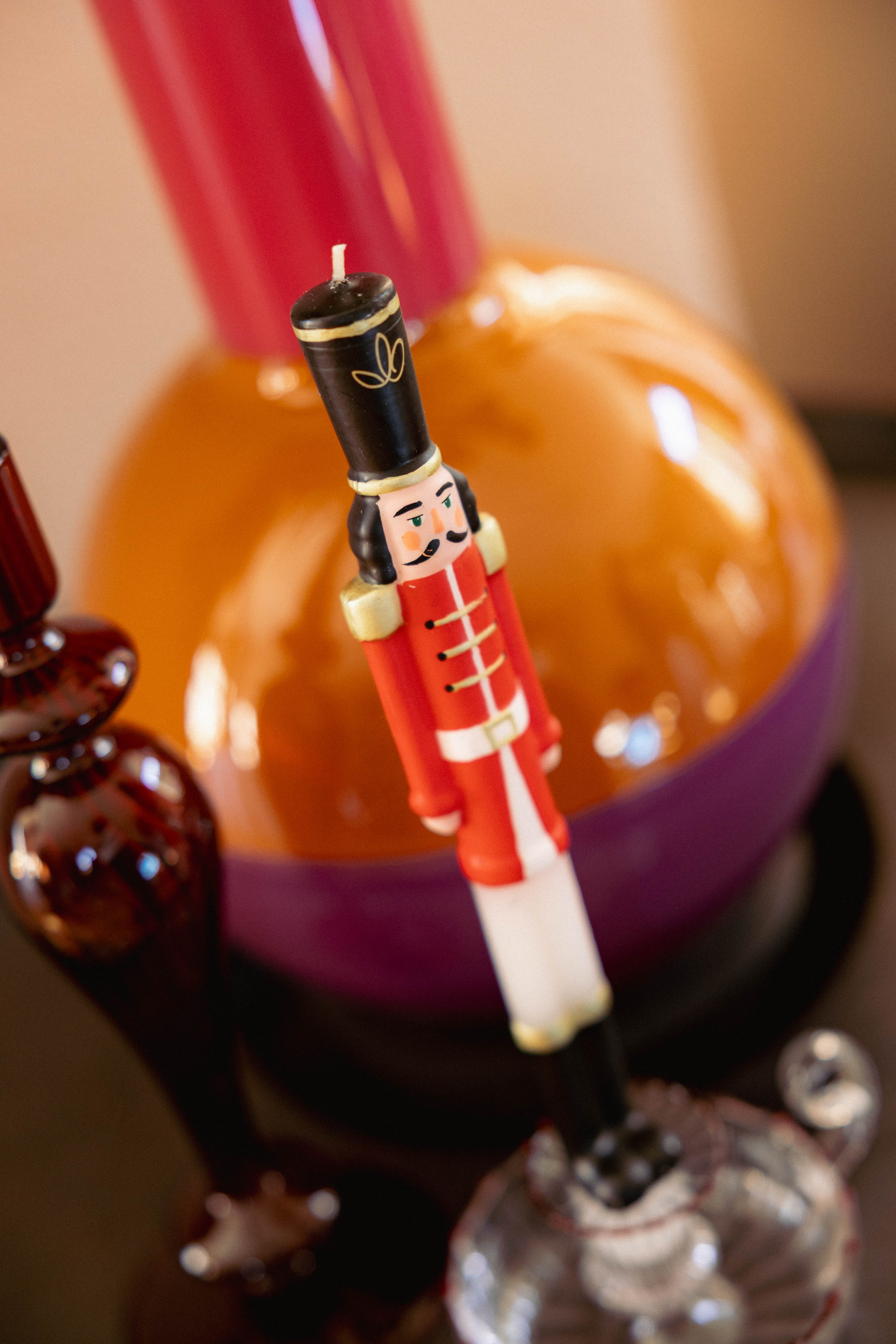 Nutcracker Shaped Candles