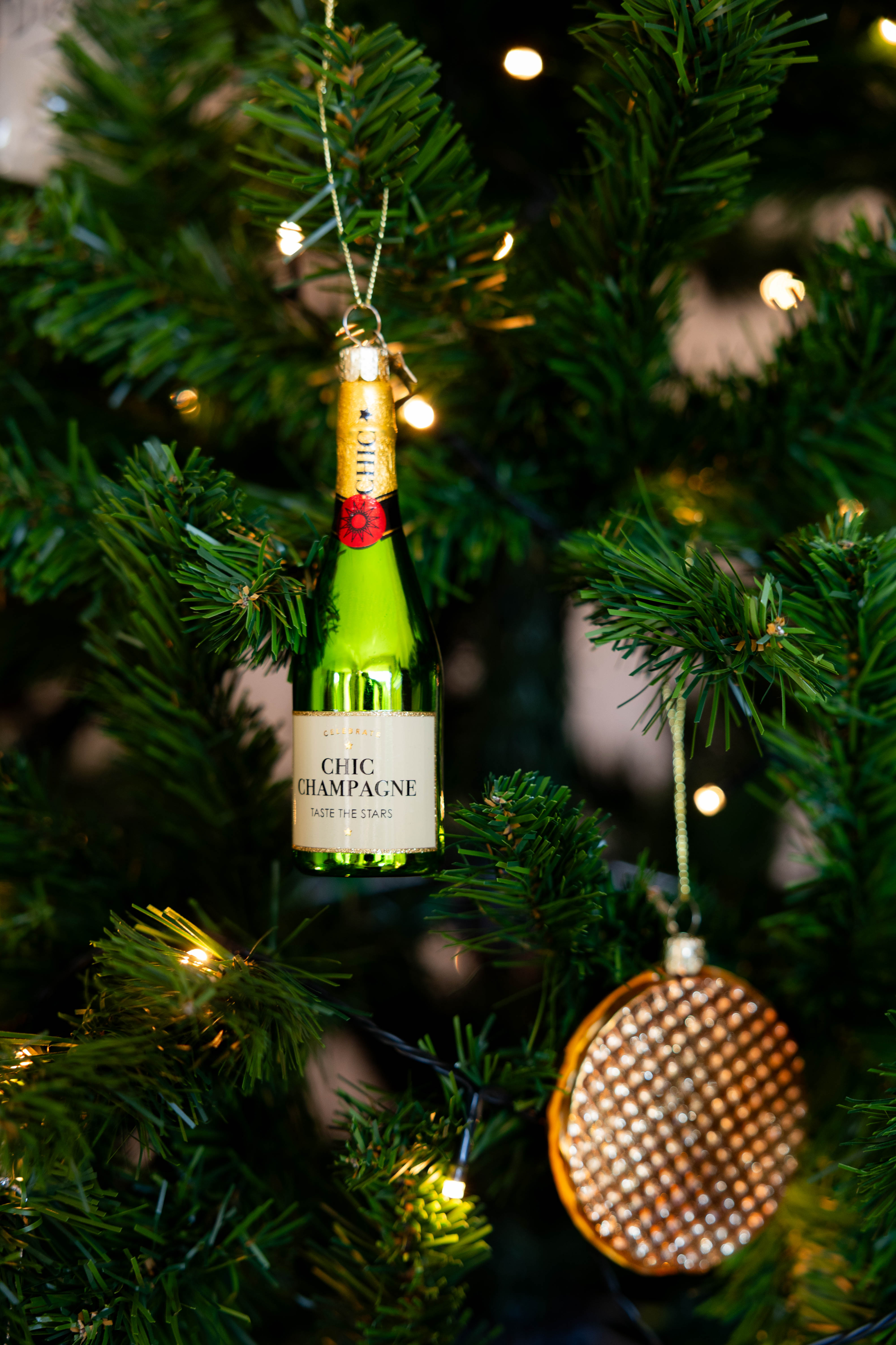 Ornament Luxury Champagne Bottle