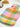 Hot Water Bottle Rainbow Check Wool