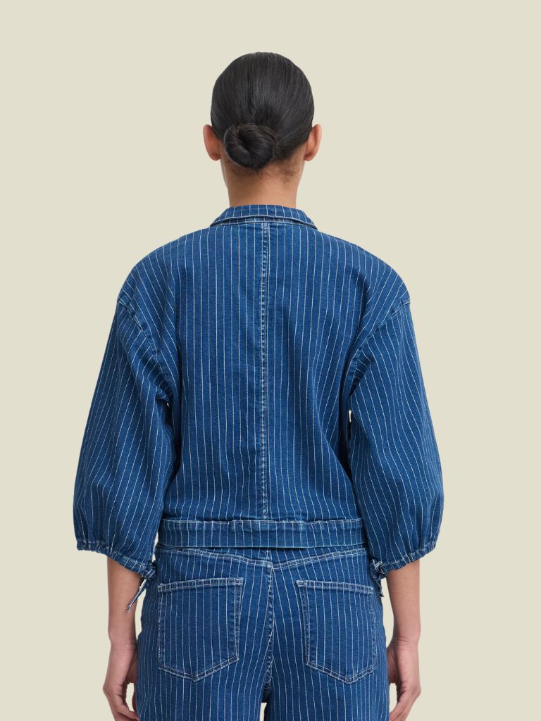 Jacket Cilk Medium Blue Stripe